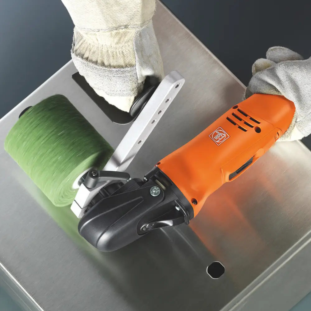 Satinadora + Accesorios para Acero Inoxidable Fein WPO 14-25 E
