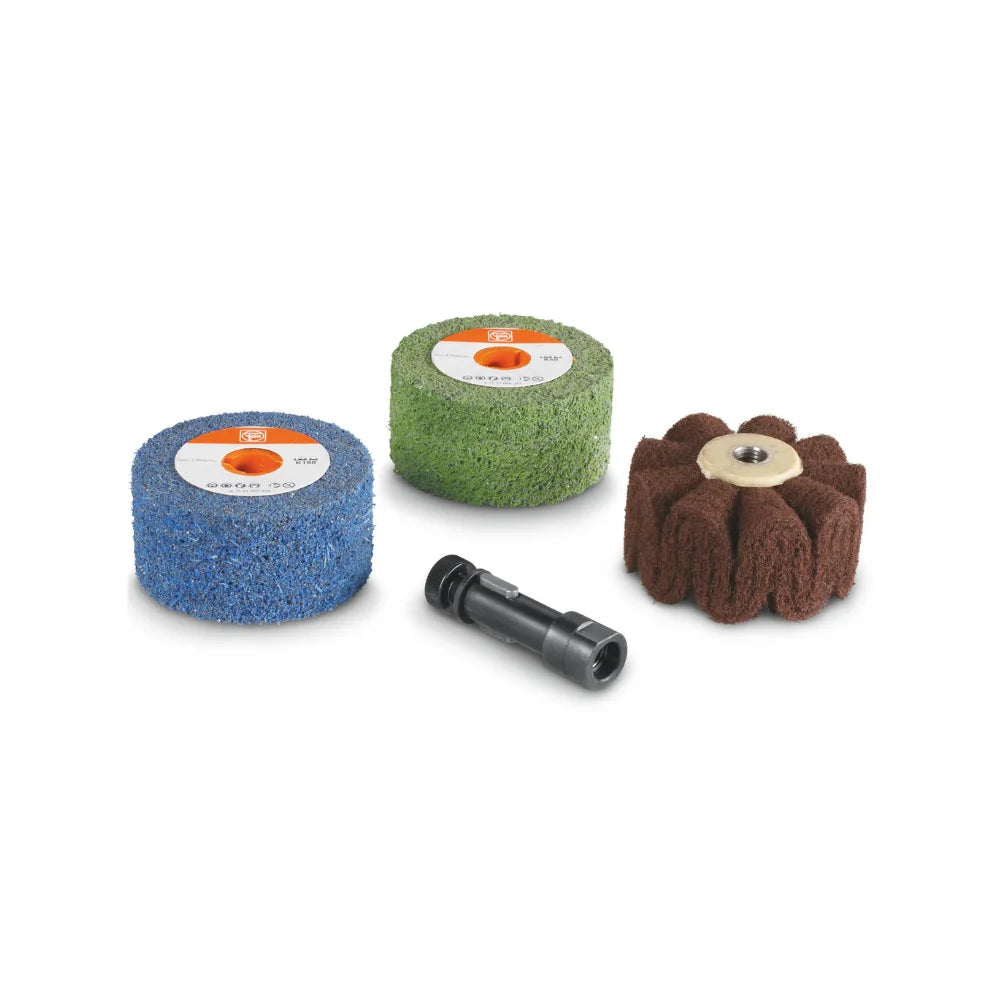 Set Cilindros de Lijado para Acero Inoxidable